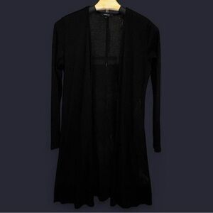Ambiance Black Knit Cardigan Sweater